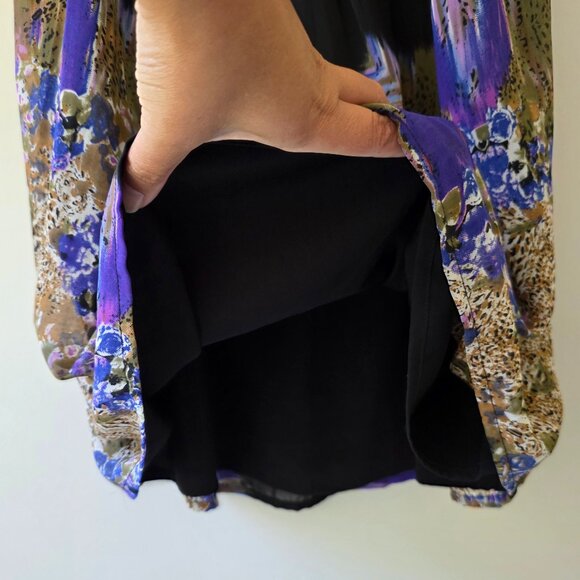 W18 WALTER BAKER Sleeveless Hugo Leopard Sheath Dress | S | Elastic Waist NWT - Picture 5 of 11